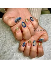 バロン 新宿店(BARON)/ブルー×ゴールド