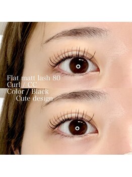 シック(Chic)/フラットマットラッシュ80本