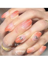 ジェルメ(germer)/カラーグラデーションにリボン！