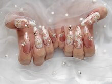 プティ アイビューティ 北浜店(peTiT eyebeauty)/フラワーネイル　春ネイル