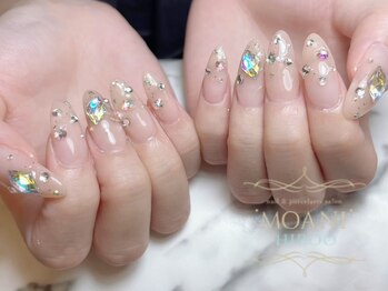 モアニ ヒロオ 恵比寿店(MOANI Hiroo)/キラキラビジューネイル