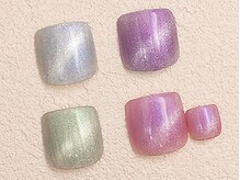 ワンラブネイルズ 池袋店(One Love Nails)/シンプルフットネイル　5490円