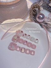ピンクハルナネイル(pink haruna nail)/クリスマスネイル