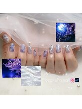 【Izumi】夜桜ネイル