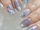 フラワーネイル/ブルーマグ