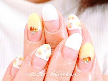 ネイルサロン ブランシュール(Nail Salon Blancheur)/【カラードット】夏ネイル