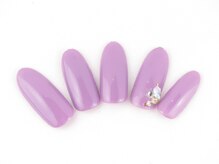 ネイルサロン ディーバ 奈良香芝店(Diva)/One color plus（1本ストーン）