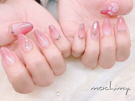 ＊ピンクグラデ／肉球ネイル＊