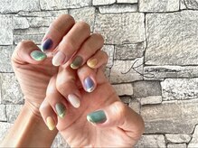 カノアネイルプレイス(KANOA nail place)/オーロラフレンチ
