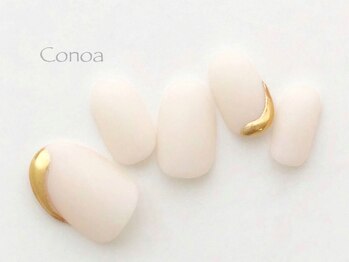 コノア(conoa)/ゴールドミラーネイル