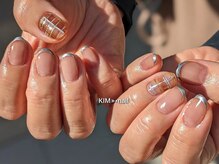 ケイアイエムネイル(KIM nail)/#チェックネイル #フレンチ