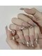 ディアネイルサロン 池袋(Di’a)の写真/【美フォルム形成が自慢♪】スカルプワンカラー/ラメグラ¥10480】綺麗に見える指先×モチのいいネイル☆