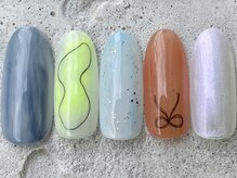 フリークネイル(FREAK Nail)/色鉛筆おえかきリボン ¥8500