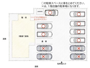 癒ろ葉/駐車場