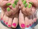 リエクラ(Re eclat)の写真/【ハンド&フットのセットクーポンのご用意あり♪】カラーいろいろ!フットネイルで抜かりなく美しく★