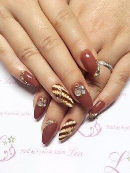 ネイルアンドアイラッシュサロン レア 千葉店(Lea)/◆ピーコックネイル◆