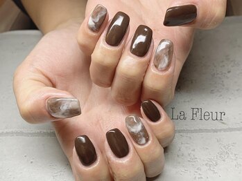 ラ フルール(La Fleur)/秋色 大理石 ヴィンテージ