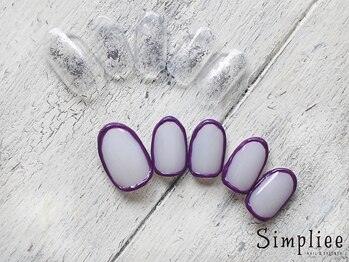 シンプリー ネイルアンドアイラッシュ 祖師谷大蔵店(Simpliee Nail&Eyelash)/ちぐはぐネイル