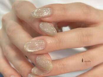 アイネイルズ 四条河原町店(I-nails)/ベージュマグネット￥6500~11500