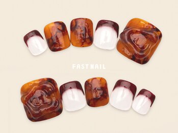 ファストネイル 町田店(FAST NAIL)/秋ボルドー/ニュアンス【12347】