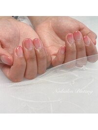 春色グラデーションネイル