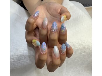 エクラン(Ecrin)/ぷっくり涼感ネイル