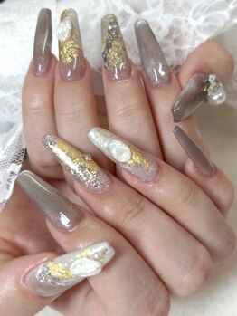 エポック(Epokku)の写真/長さだしが得意◎大人気!【長さだし×ワンカラー¥7000★長さだし×10本アートし放題¥13000☆】