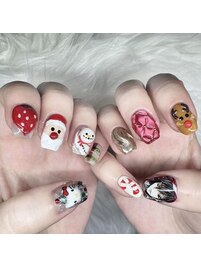 クリスマスネイル