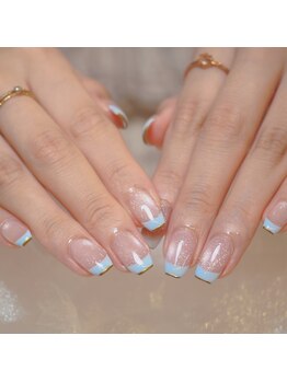 ルミーネイル 博多店(Lumee Nail)/マグネット×フレンチネイル