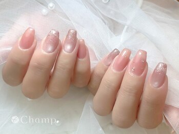Champ瓢箪山 ネイル/ワンカラー/パラジェル/マグネット/ワンホン/フットネイルの写真/大人女性高評価♪お爪に優しいパラジェル採用でダメージレス◎韓国系大人上品デザインお任せください！