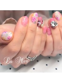 フラワーネイル