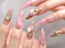 ネイルサロンラグジュアリー 梅田店(LUXURY)/ピンクニュアンス