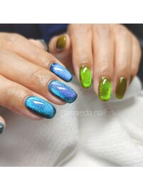 _____前田限定マグネットネイル