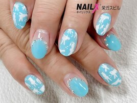 春のうさぎネイル