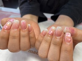 花びらネイル