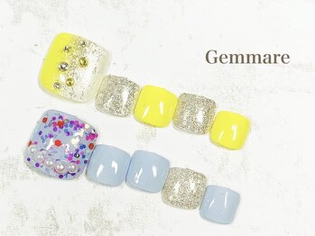 ジェンマーレ 二子玉川店/キラキラフットネイル