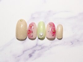 桃の花ネイル初回￥6980