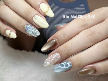 リンネイル 新大久保店(Rin Nail)/#待ち込みデザインOK #付け放題