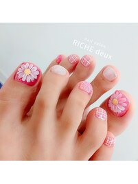 ラメネオンフラワーアート