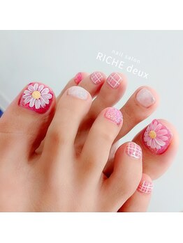 リッシュ ドゥ(RICHE deux)/ラメネオンフラワーアート