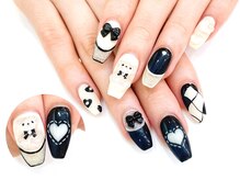 ネイルコレクション ピンク(Nail Collection Pink)/くま：ステッチ：リボン：ハート