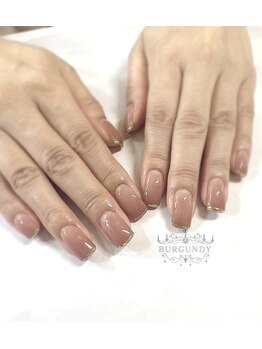 ワンカラー×ニュアンスライン