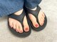 ユーネイル(U nail)の写真/《高砂町駅から徒歩1分》お仕事や家事でハンドネイルができない方へ◎ワンカラーでシンプル上品な足元に♪
