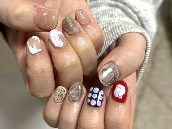 アトリエイチマルサン(アトリエ103)/ニュアンスネイル×ハンド