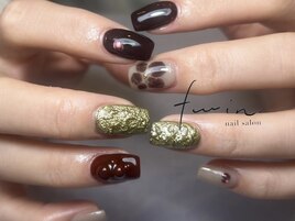 ニュアンス春ネイル