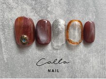カラネイル 南森町店(calla nail)/囲みべっこう&マグネット