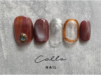 カラネイル 南森町店(calla nail)/囲みべっこう&マグネット