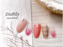 ディアリリー(Dia Rily)/チェックネイル