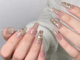 クリスマス/冬ネイル/ツイード