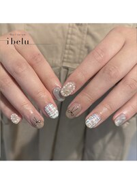 ツイードネイル